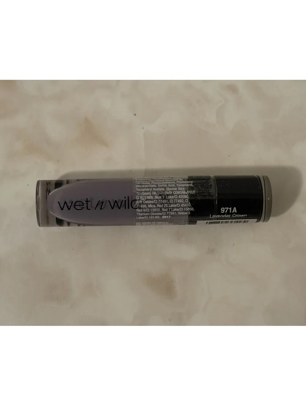 Wet n Wild Megalast Liquid Catsuit Matte Lipstick 971A Lavender Crown 0.21oz